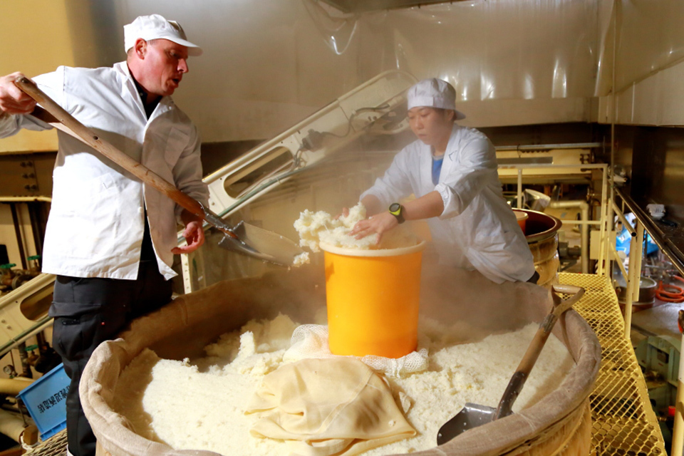 Sake, brewed from rice, is truly a symbol of Japanese culture.