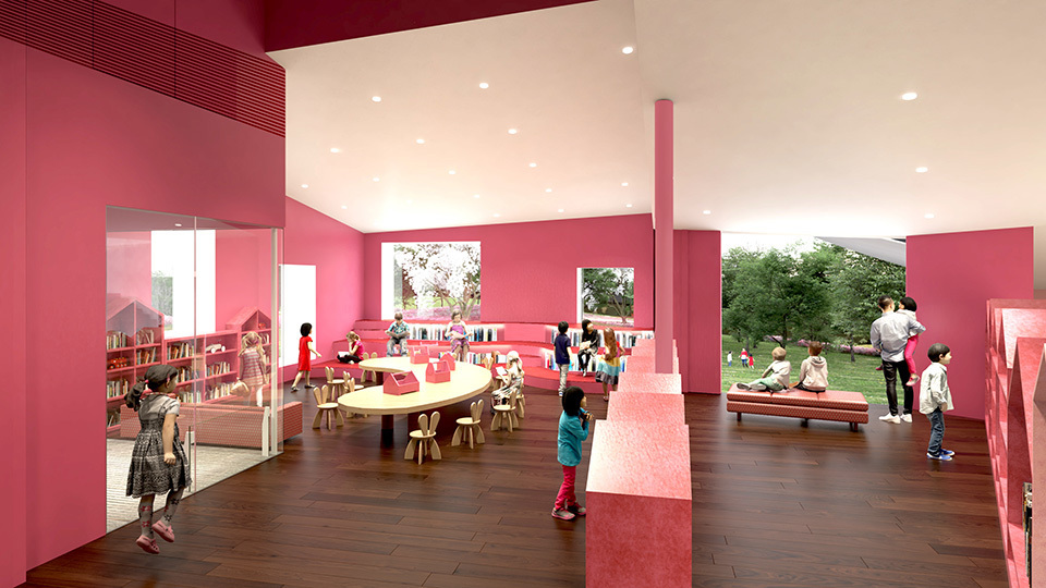 The museum will house around 9,000 works of children’s literature. Kadono focused on selecting short stories because she wants children visiting to have the experience of reading a whole book.